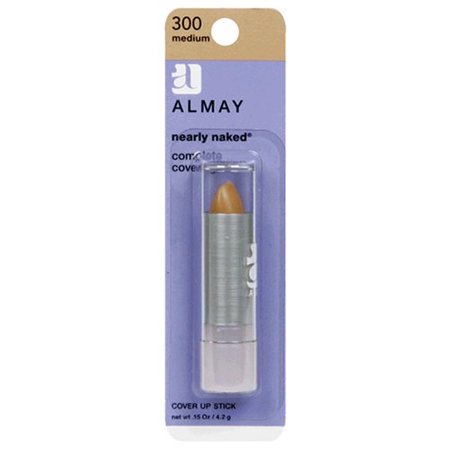 ALMAY Nearly Naked Cover Up Stick, Medium 300, 0.15-OZ - ADDROS.COM